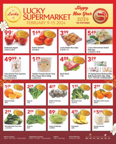 Lucky Supermarket (Edmonton) Flyer February 9 to 15