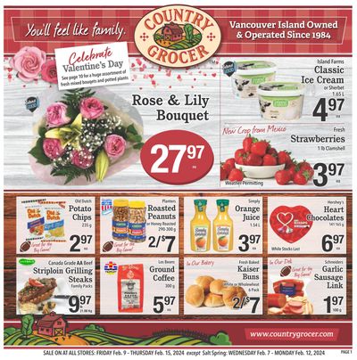 Country Grocer Flyer February 9 to 15