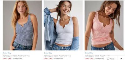 American Eagle & Aerie Canada Sale: Save 70% Off Clearance Styles + More Deals