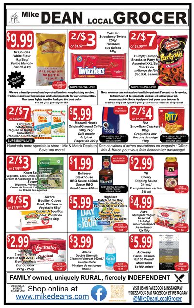Mike Dean Local Grocer Flyer February 9 to 15