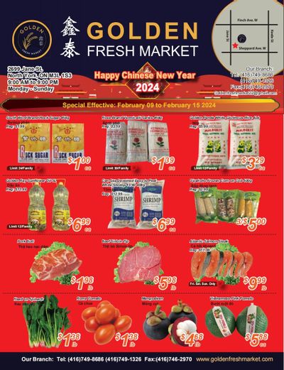 Golden Fresh Market Flyer February 9 to 15
