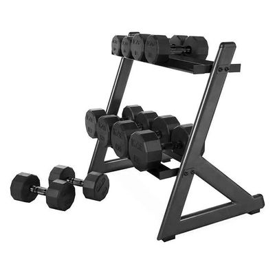 CAP 90.7 kg (200 lb.) Black Rubber Dumbbell Set with Rack On Sale for $ 339.99 at Costco Canada