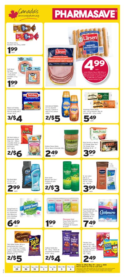 Pharmasave (NB) Flyer May 29 to June 4