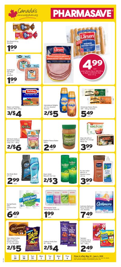 Pharmasave (Atlantic) Flyer May 29 to June 4