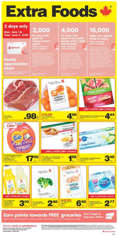 Extra Foods Flyer May 29 to June 4