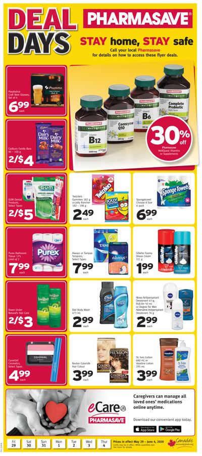 Pharmasave (SK & MB) Flyer May 29 to June 4