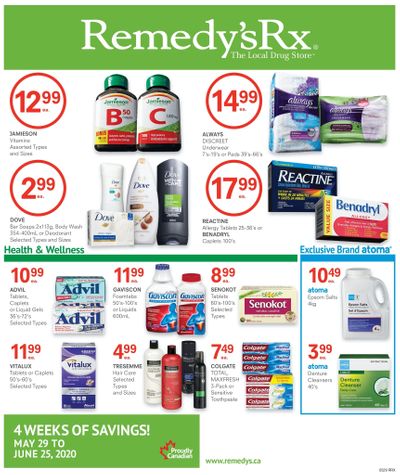 Remedy's RX Flyer May 29 to June 25