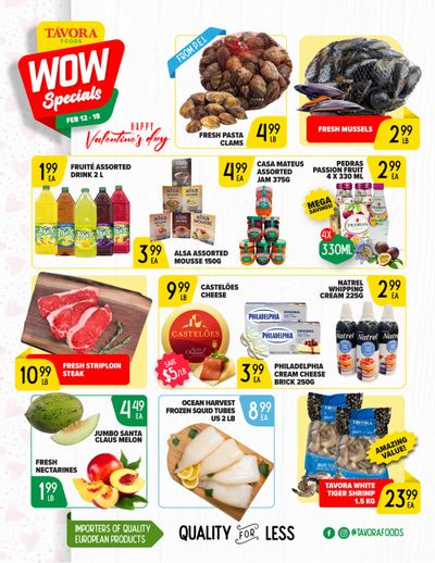 Tavora Foods Flyer February 12 to 18