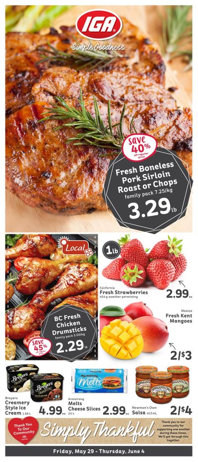 IGA (BC) Flyer May 29 to June 4