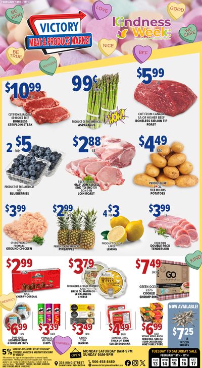 Victory Meat Market Flyer February 13 to 17