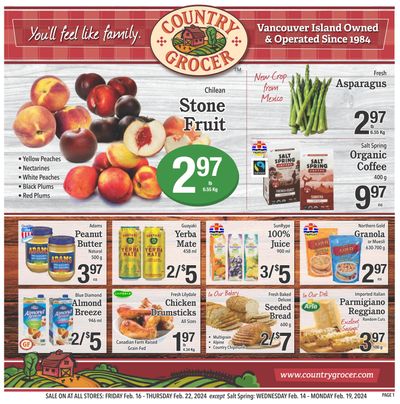 Country Grocer (Salt Spring) Flyer February 14 to 19