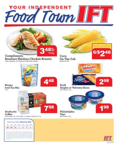 IFT Independent Food Town Flyer May 29 to June 4