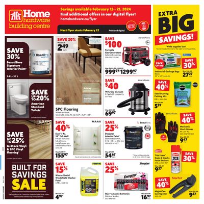 Home Hardware Building Centre (ON) Flyer February 15 to 21