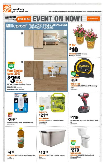 Home Depot (BC) Flyer February 15 to 21