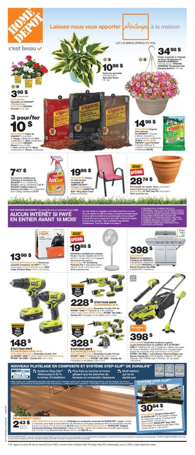 Home Depot (QC) Flyer May 28 to June 3