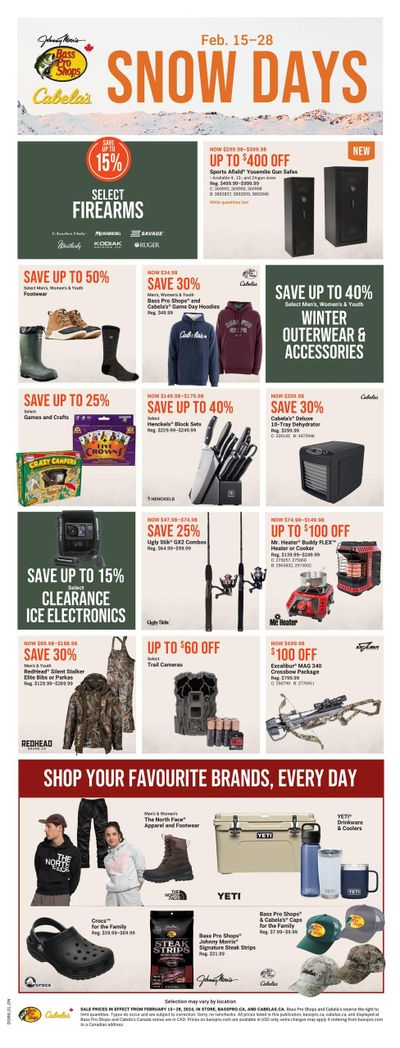 Bass Pro Shops Flyer February 15 to 28