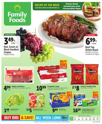 Family Foods Flyer February 15 to 21