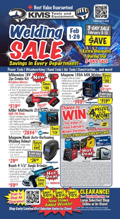 KMS Tools & Equipment Flyer February 1 to 29