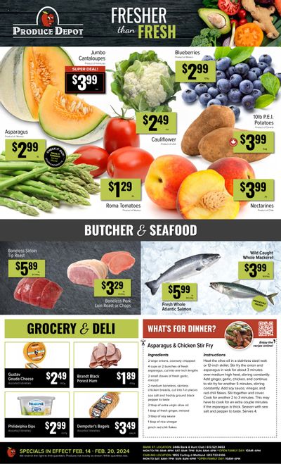 Produce Depot Flyer February 14 to 20