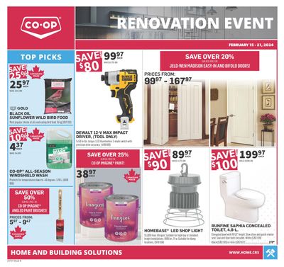 Co-op (West) Home Centre Flyer February 15 to 21
