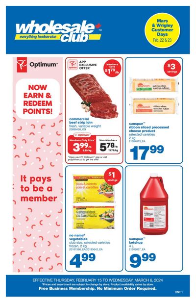 Wholesale Club (ON) Flyer February 15 to March 6