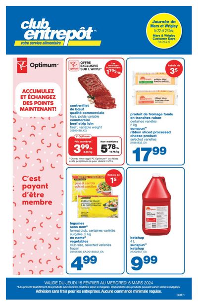 Wholesale Club (QC) Flyer February 15 to March 6