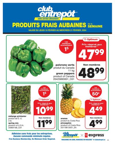 Wholesale Club (QC) Fresh Deals of the Week Flyer February 15 to 21