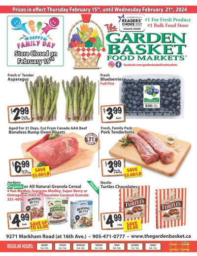 The Garden Basket Flyer February 15 to 21