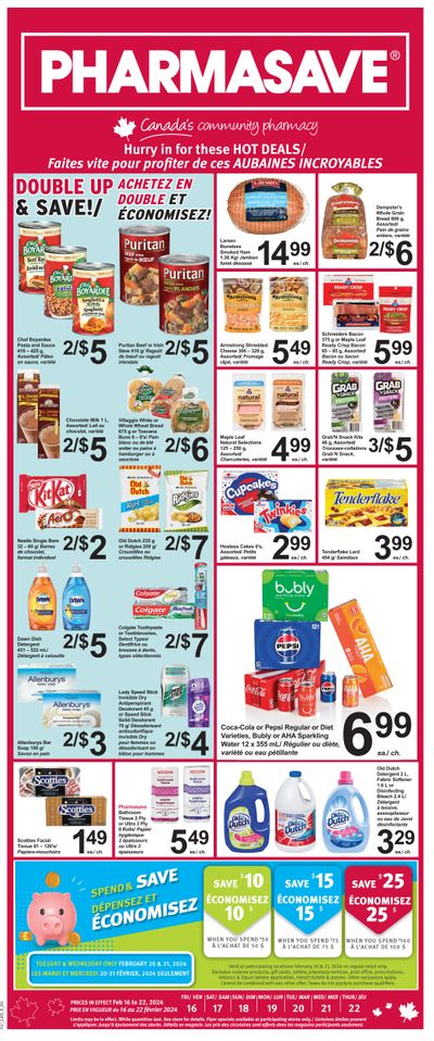 Pharmasave (NB) Flyer February 16 to 22