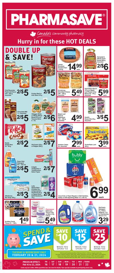 Pharmasave (Atlantic) Flyer February 16 to 22