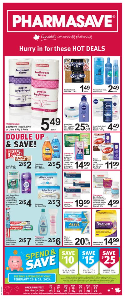 Pharmasave (ON & West) Flyer February 16 to 29