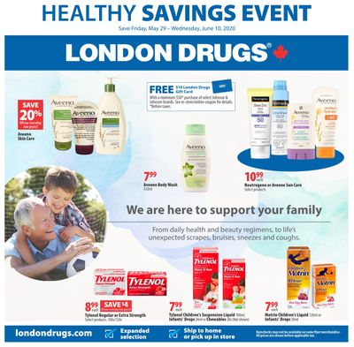 London Drugs Healthy Savings Event Flyer May 29 to June 10