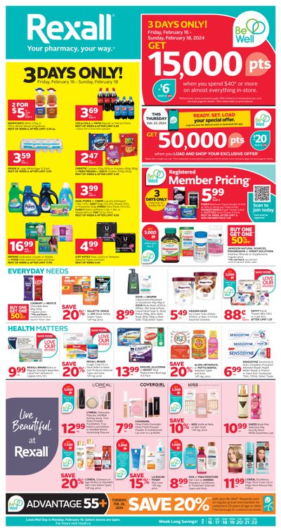 Rexall (MB) Flyer February 16 to 22