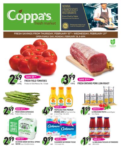 Coppa's Fresh Market Flyer February 15 to 21