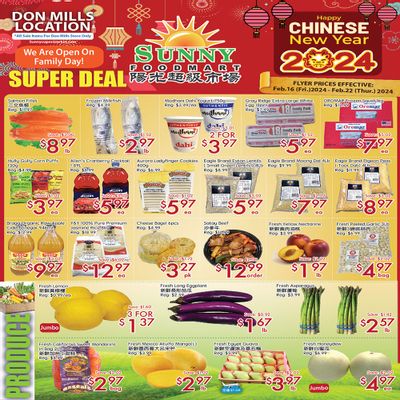Sunny Foodmart (Don Mills) Flyer February 16 to 22