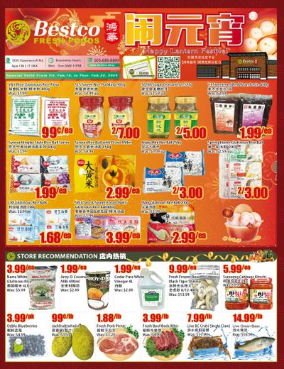 BestCo Food Mart (Ajax) Flyer February 16 to 22
