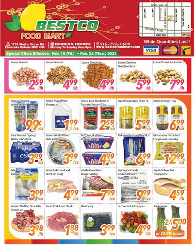 BestCo Food Mart (Etobicoke) Flyer February 16 to 22