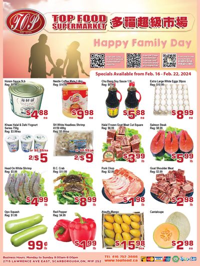 Top Food Supermarket Flyer February 16 to 22