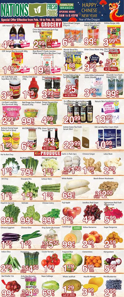 Nations Fresh Foods (Hamilton) Flyer February 16 to 22