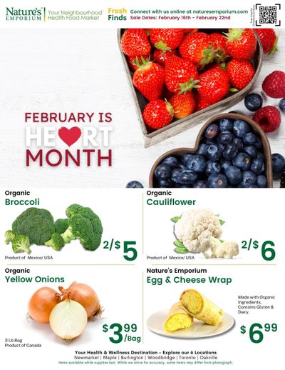 Nature's Emporium Weekly Flyer February 16 to 22