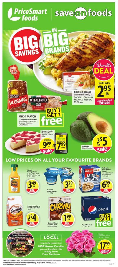 PriceSmart Foods Flyer May 28 to June 3