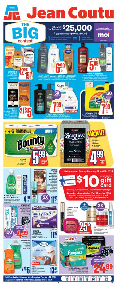 Jean Coutu (ON) Flyer February 16 to 22
