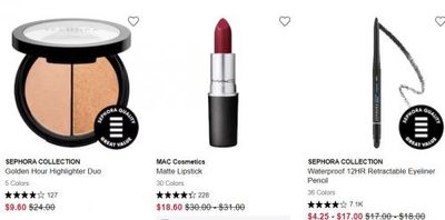 Sephora Canada: Sale up to 50% Off