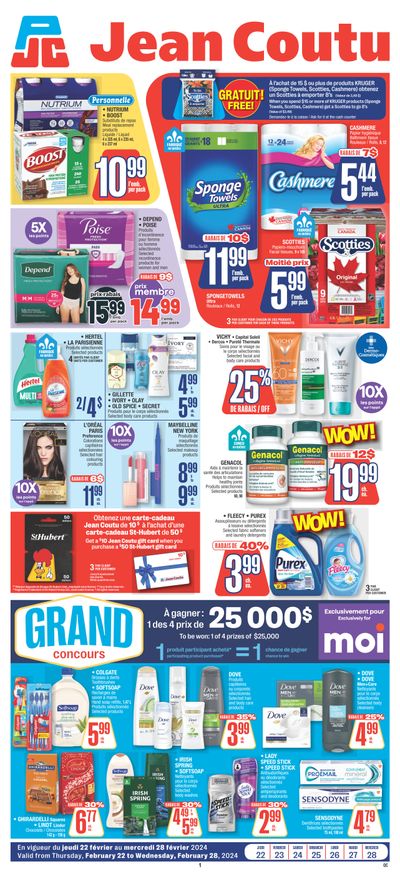 Jean Coutu (QC) Flyer February 22 to 28