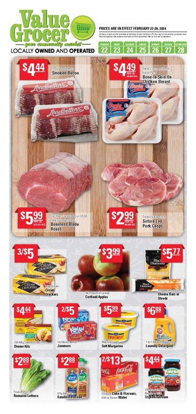 Value Grocer Flyer February 22 to 28