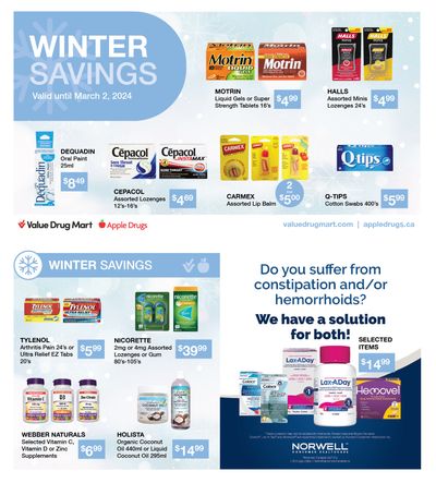 Apple Drugs Flyer February 18 to March 2
