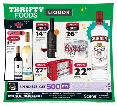 Sobeys/Safeway (AB) Liquor Flyer February 22 to 28
