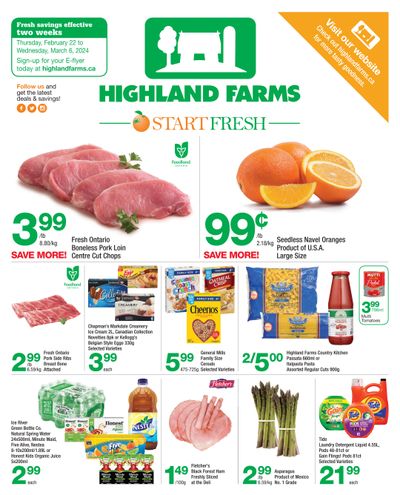 Highland Farms Flyer February 22 to March 6