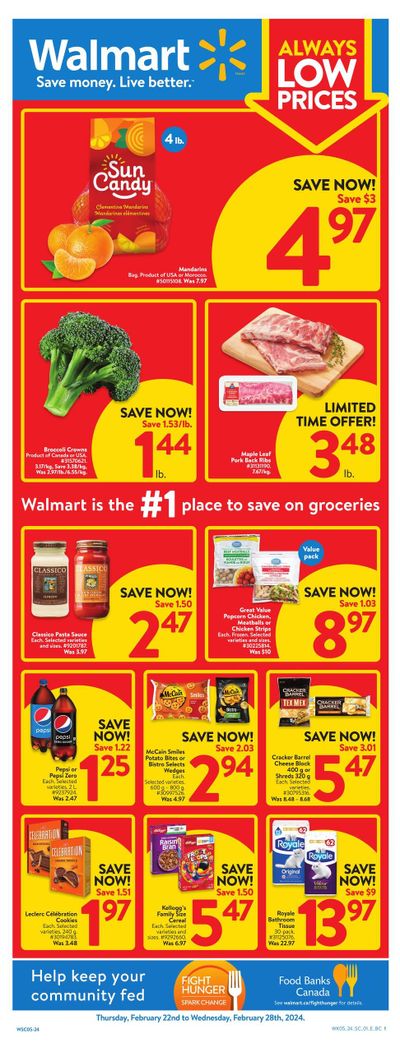 Walmart (West) Flyer February 22 to 28
