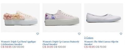Keds Canada: Sale Styles Up To 60% Off